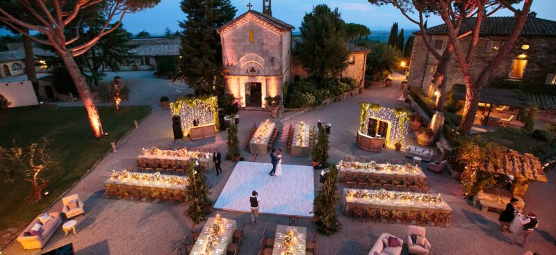 Exclusive and romantic italy wedding venue