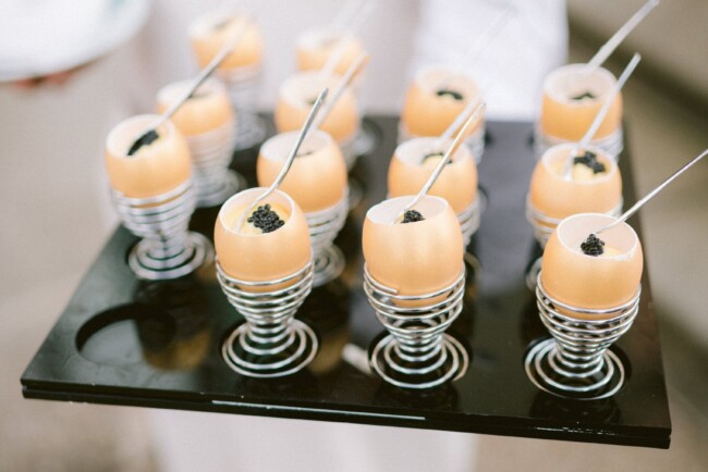 Finger food ideas for luxury weddings in Italy