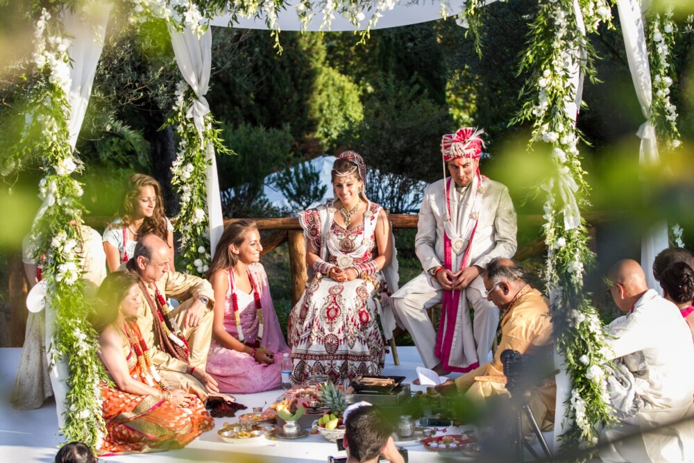 Luxury Indian wedding in Italy