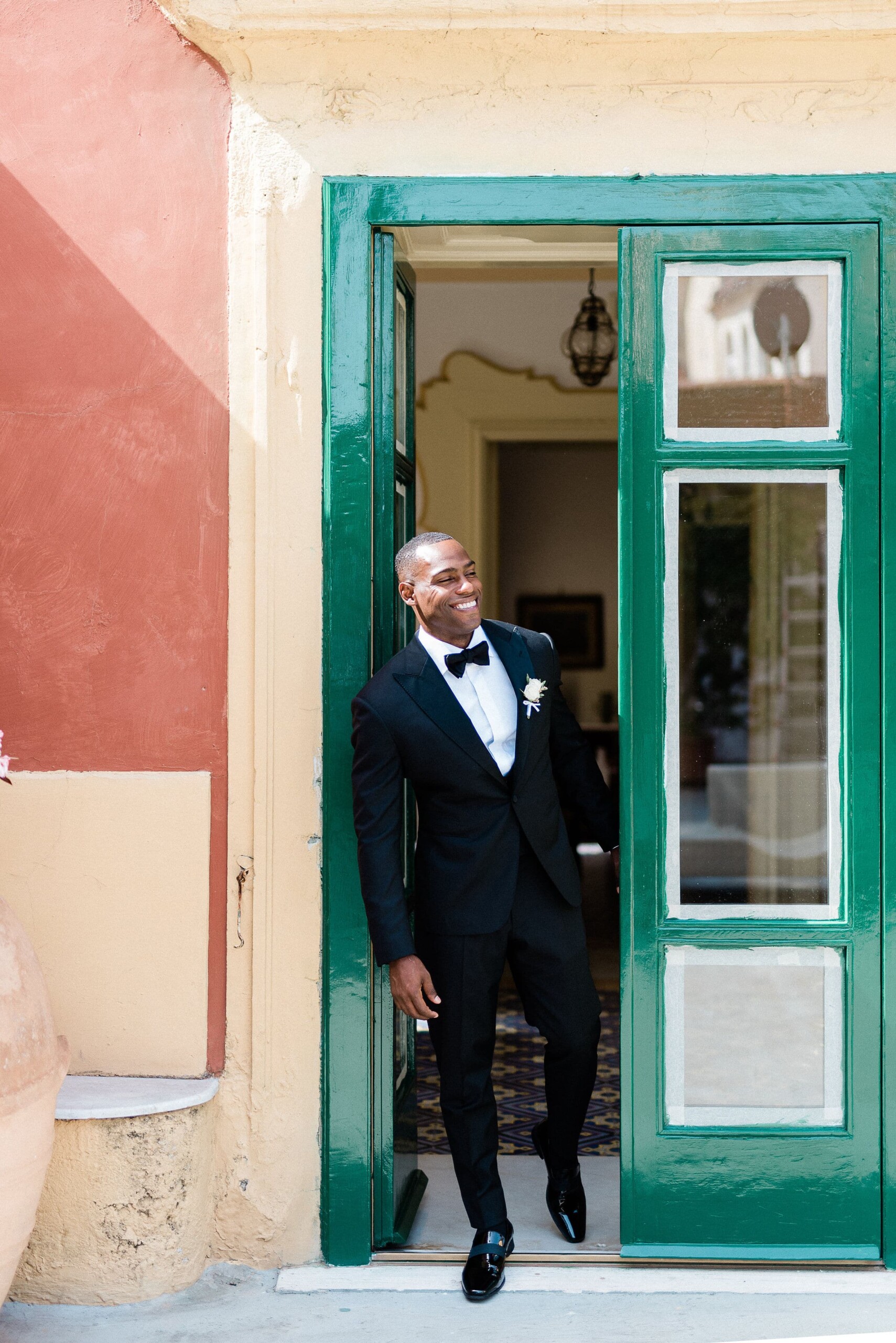 Beautiful groom picture in Ravello