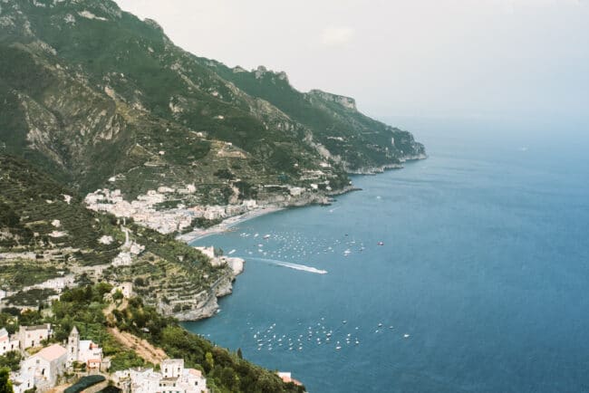 Sea ​​view of Amalfi Coast