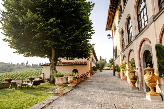 Wedding villa in a wine resort in Chianti region