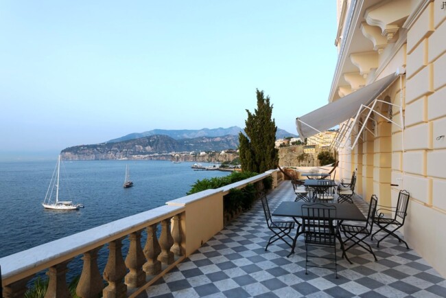Sorrento wedding villa with terrace