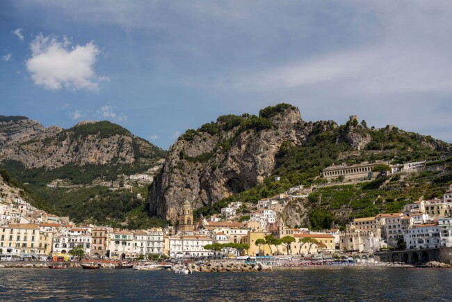 Amalfi port view