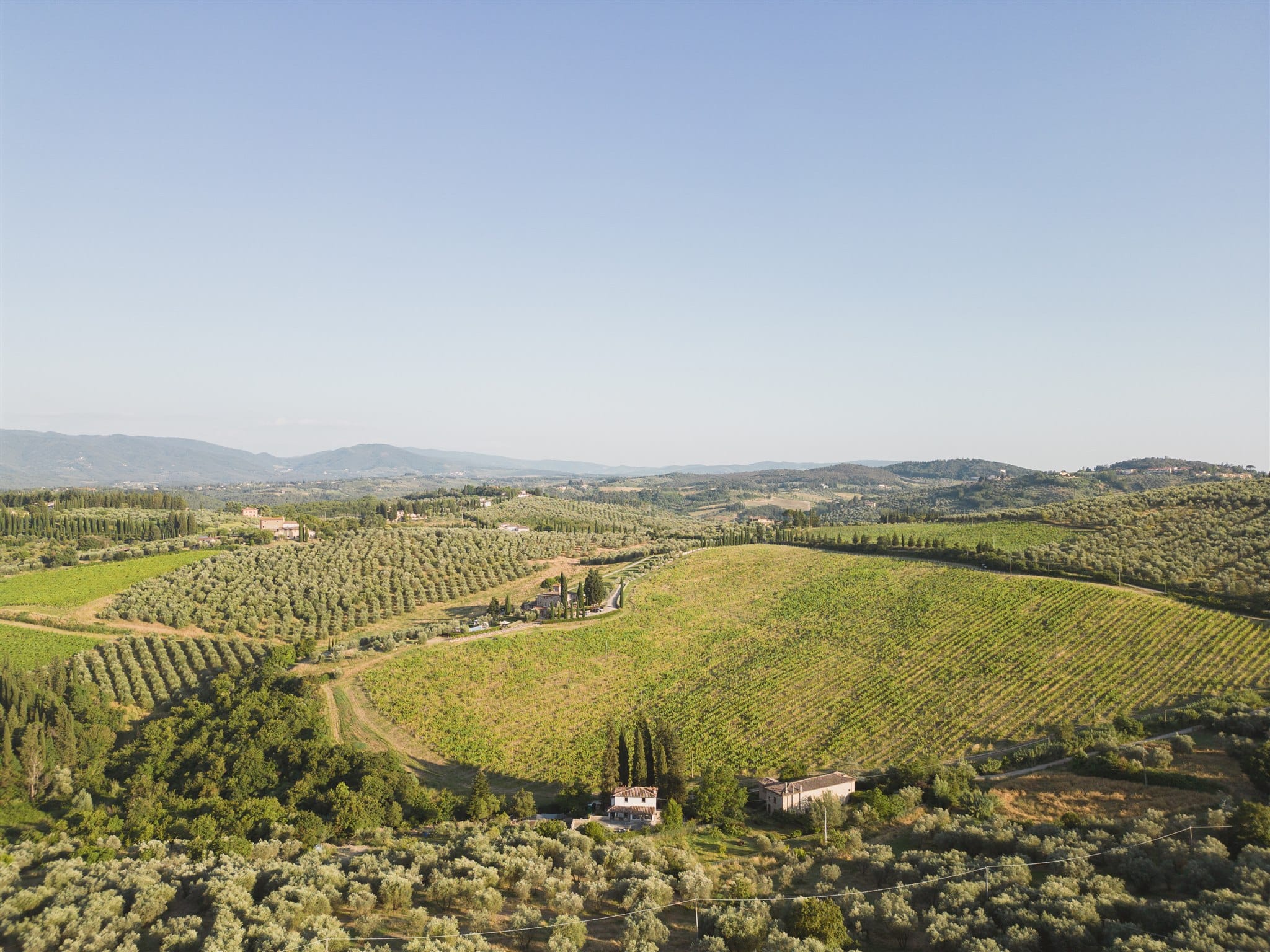 Views of the Italian vineyard wedding venues