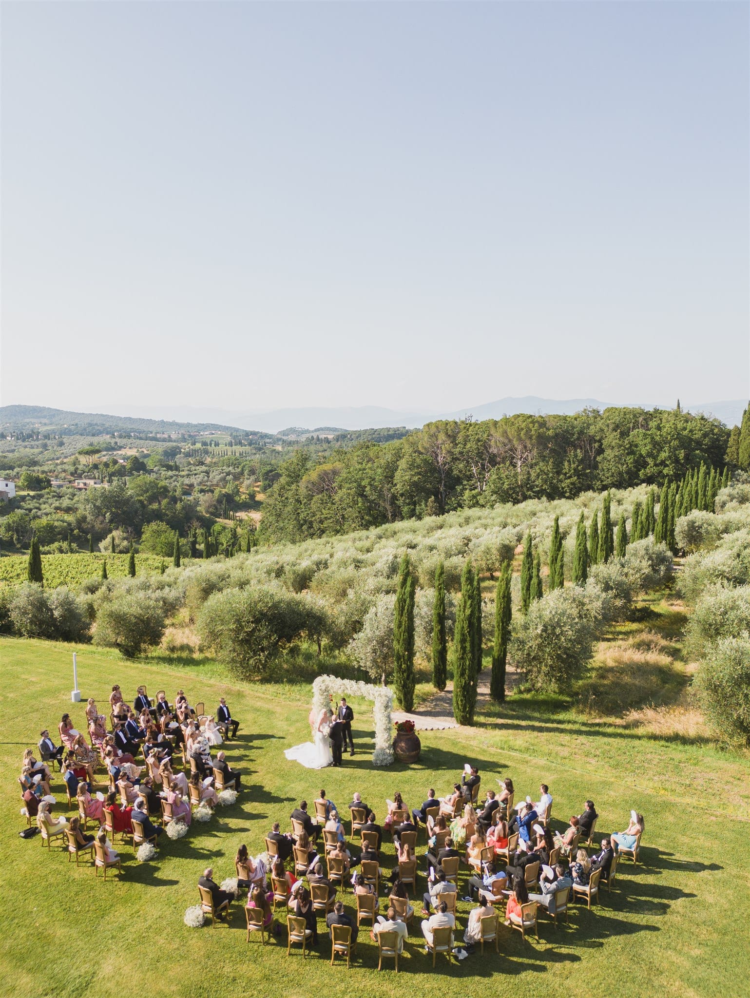 Wedding in an Italian garden
