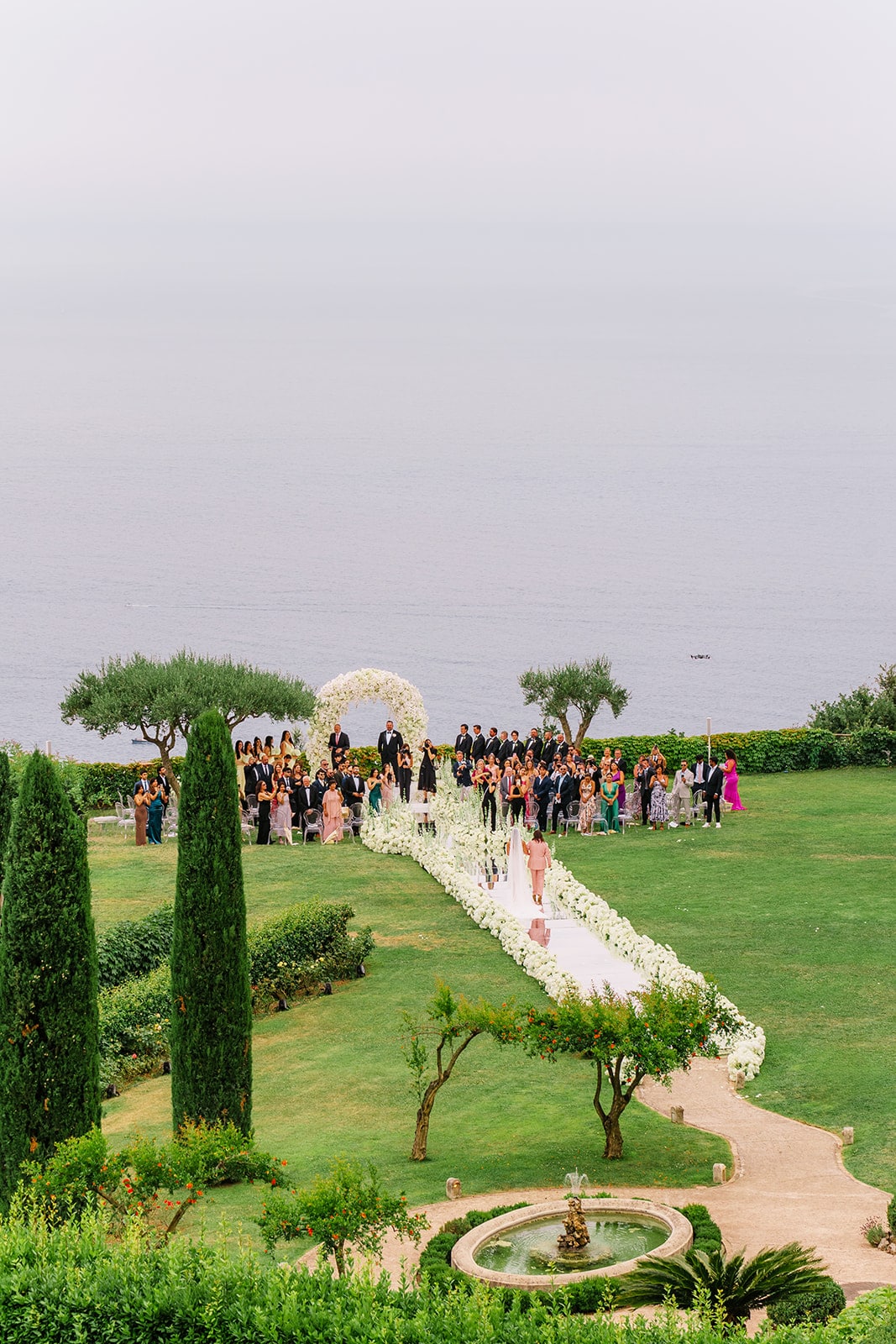 Como wedding near Lake
