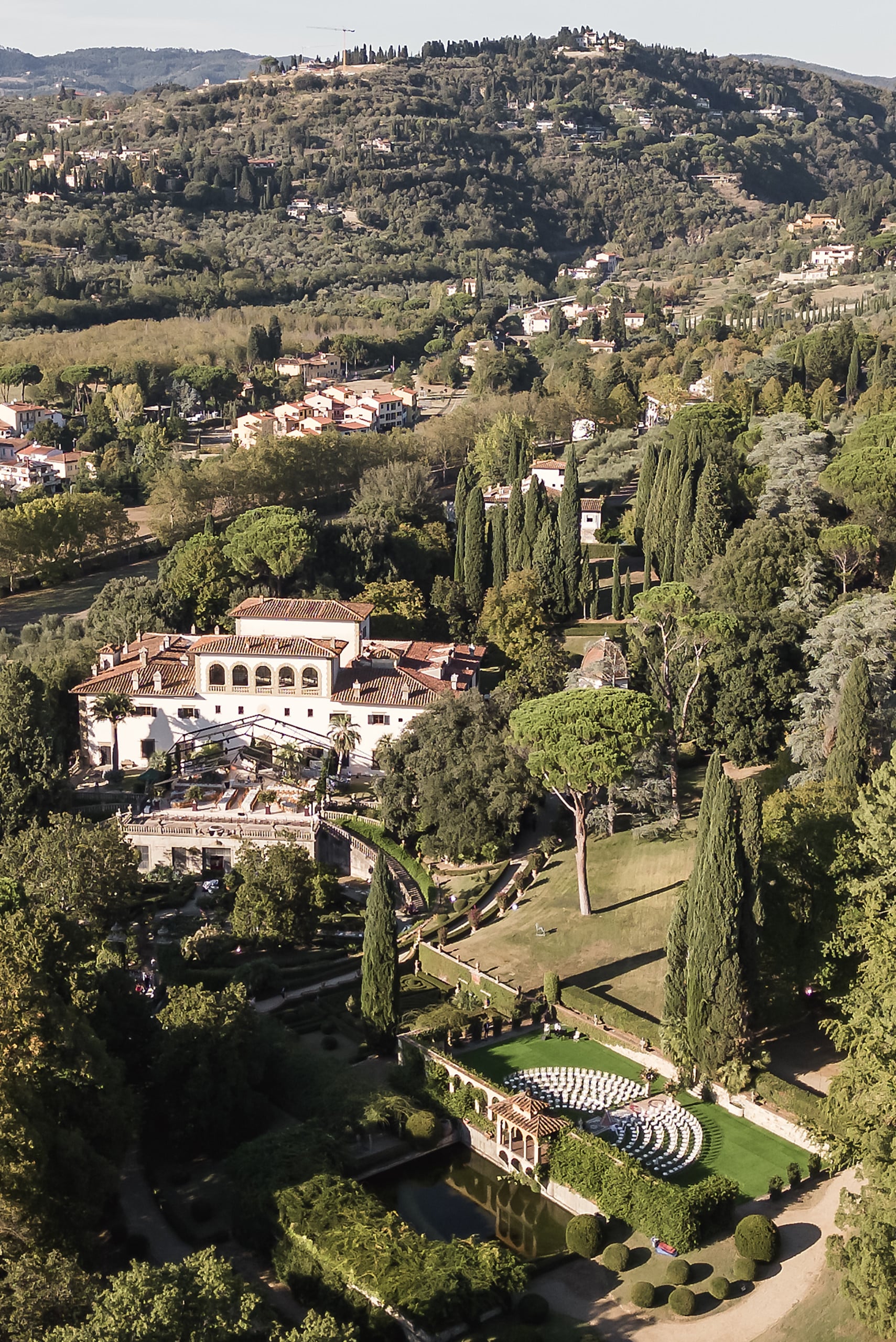 villa Palmieri Florence garden ceremony persian